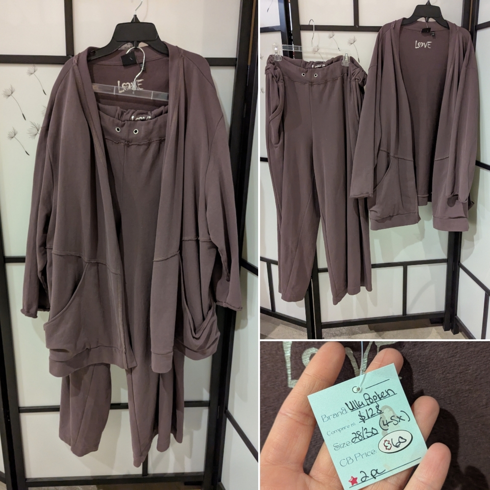 Purple Lounge Set with Hoodie and Pants